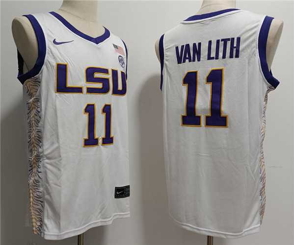 Men's LSU Tigers #11 Hailey Van Lith White Stitched Jersey,We sell and wholesale Men's LSU Tigers #11 Hailey Van Lith White Stitched Jersey on line form chian!
